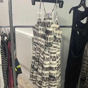 Parker. Black and white fun dress. A line. Only wore 1.